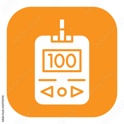 Blood Glucose Monitoring Icon