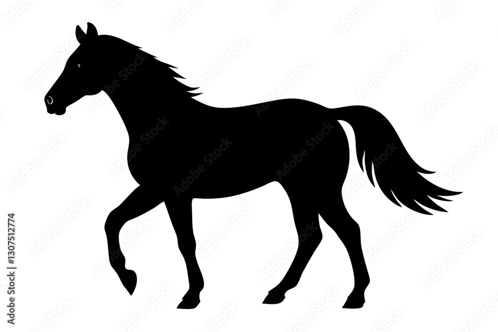 Galloping Horse Silhouette – Vector Animal Icon Illustration
Galloping Horse Silhouette – Vector Animal Icon Illustration