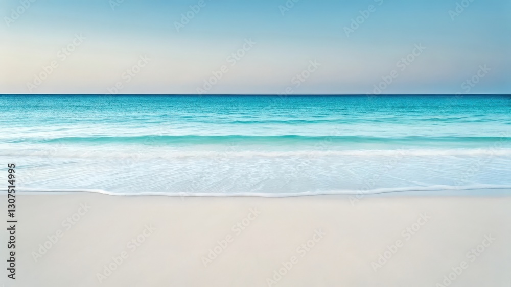 Fototapeta premium Serene Beach at Dawn 