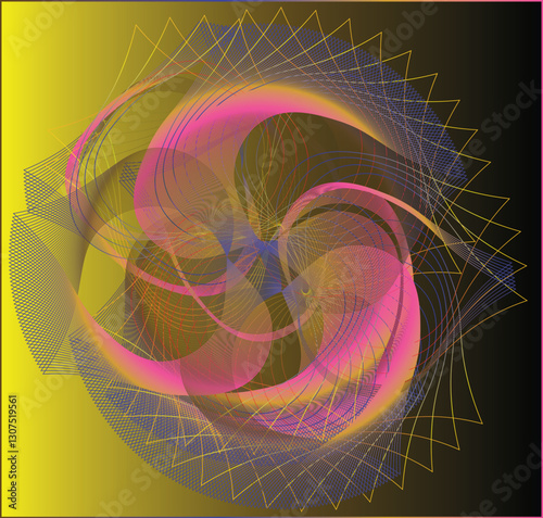 Abstract Background Colorful light Effect