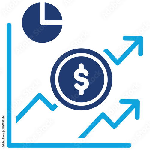 Index Fund mixed color icon