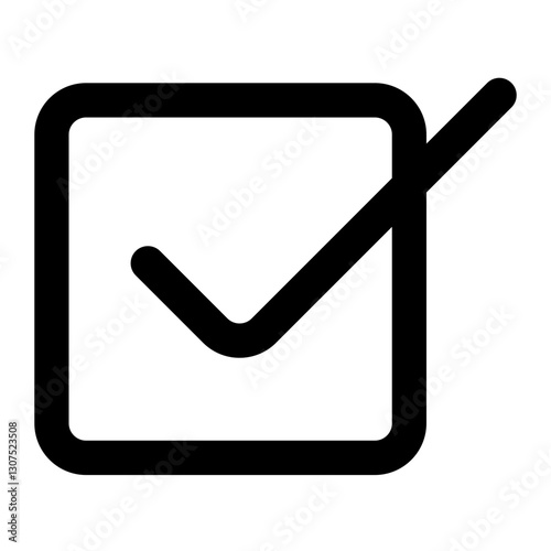 tick icon button