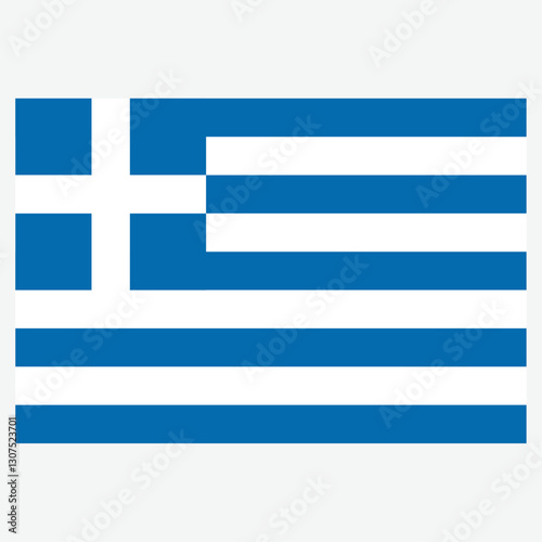 Greek flag vector image