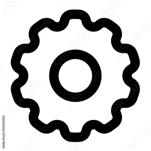 settings gear  icon for illustration