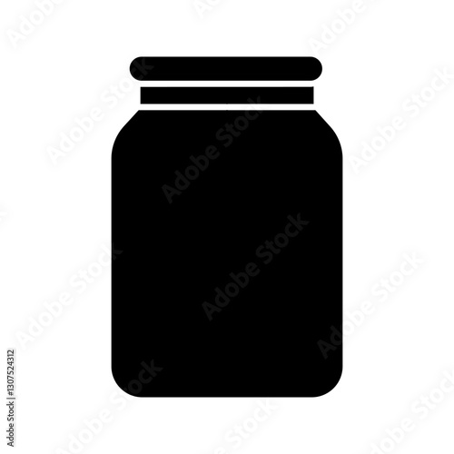 honey jar icon color editable on white background