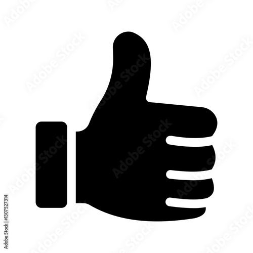 thumbs up icon color editable on white background