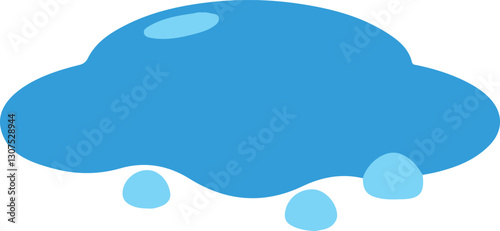 water puddle vector