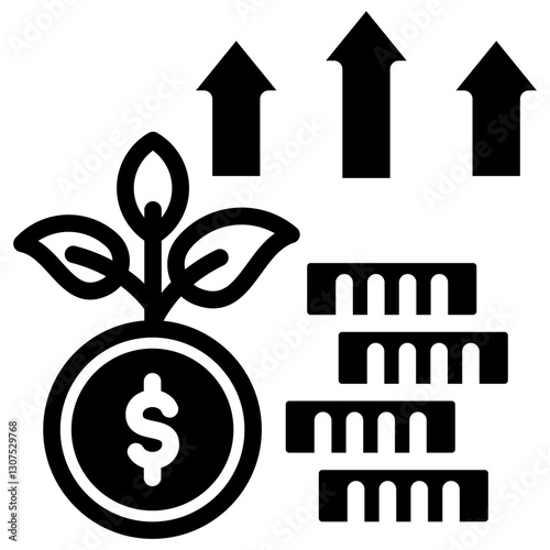 Growth Investing glyph icon