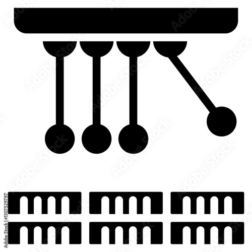 Momentum Investing glyph icon
