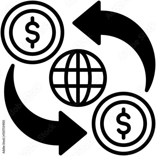 Arbitrage outline icon