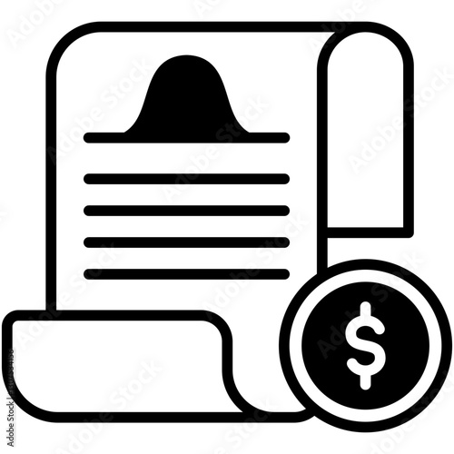 Standard Deviation outline icon