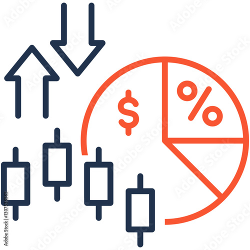 Margin Trading outline color icon