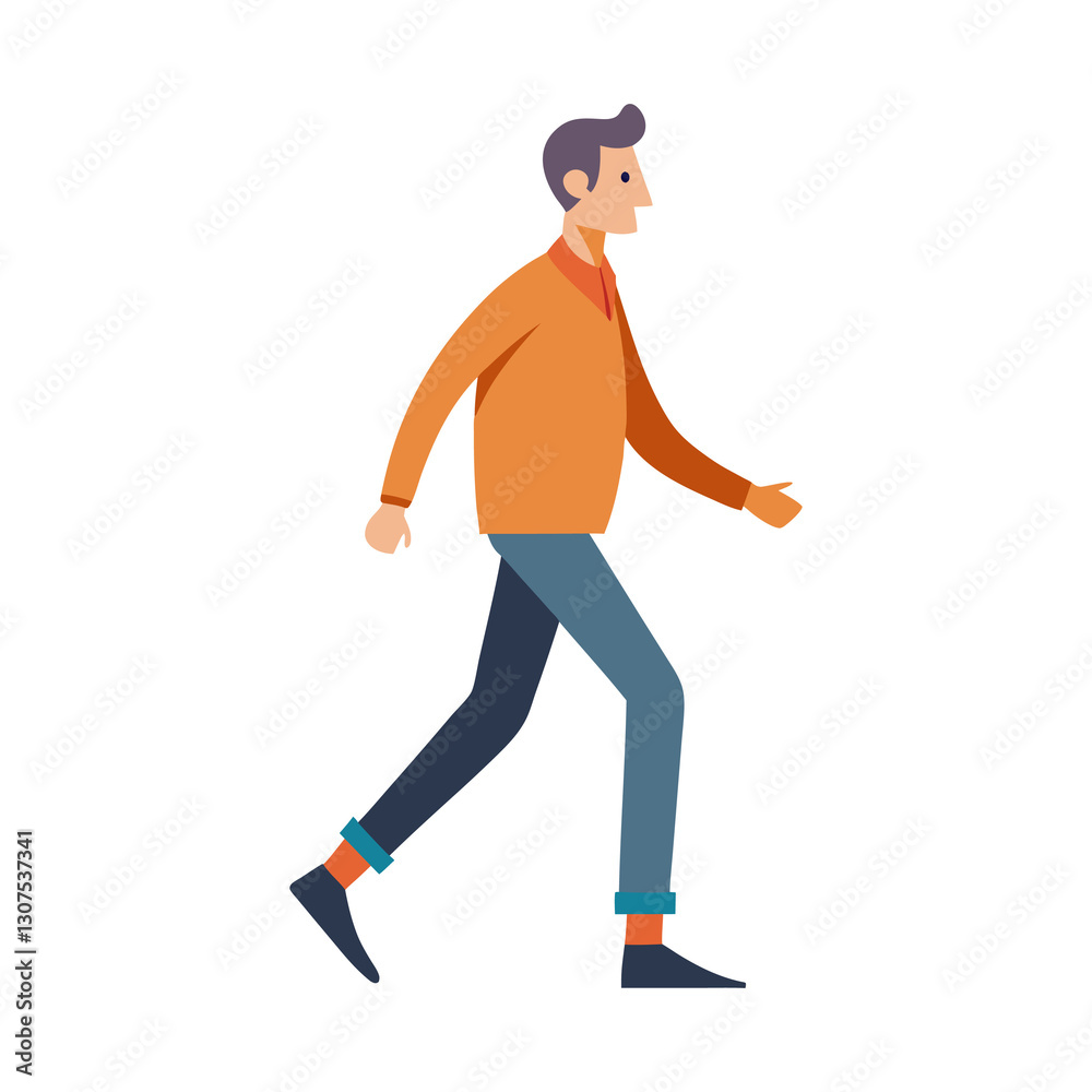 a man running isolate on transfer background, man walking isolate on transfer background a man running isolate on transfer background, man walking isolate on transfer background