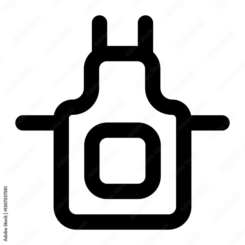 Obraz premium apron icon for illustration