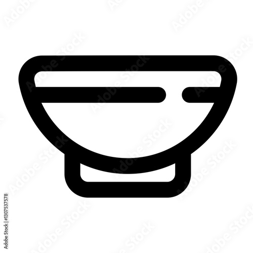 bowl icon for illustration