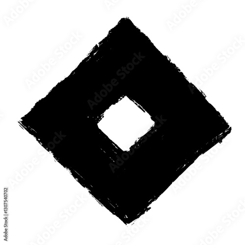 Creative Box Frame Polygon Brushes for Artistic Geometric Art