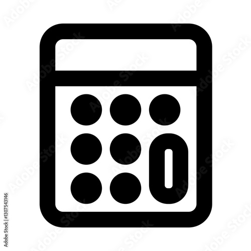 calculate icon for illustration