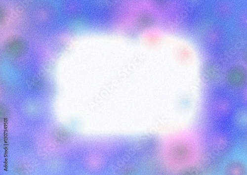 Abstract blurry lilac background with a white space in the middle. Background for text and musical accompaniment. Background for notepad, laptop screen.