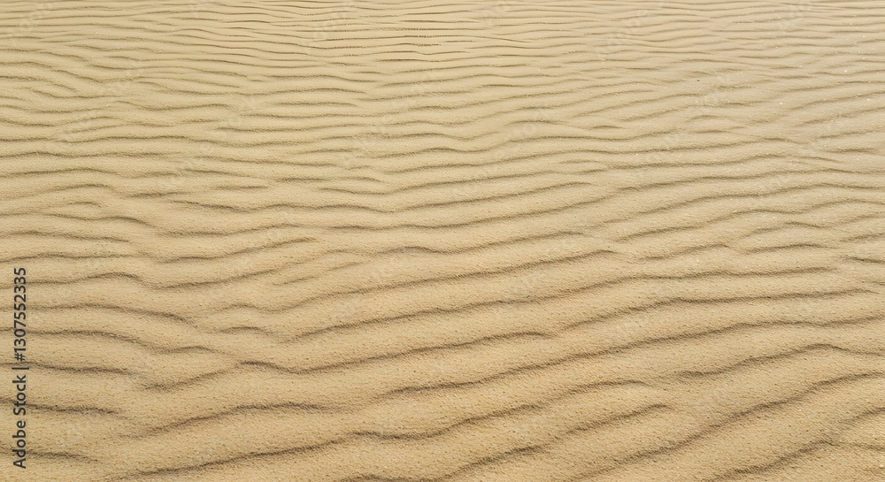 Sandy desert ripples form a brown textured wave pattern in nature Sandy desert ripples form a brown textured wave pattern in nature