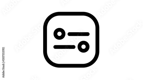 Filter icon Animation. . Filter control. filtering icons, filter glyph icon transparent background 4K.