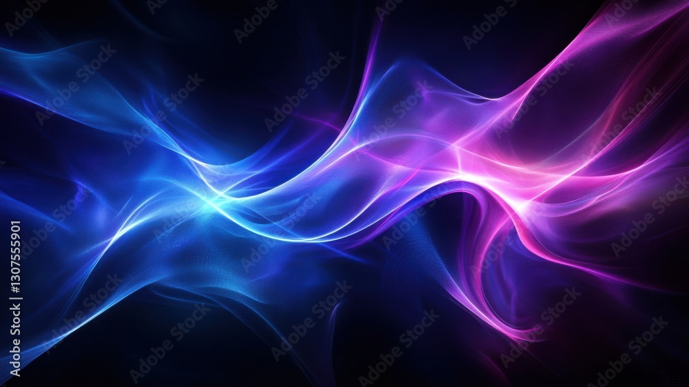 Abstract neon light waves in motion - futuristic energy flow design for digital and print use. Big data and machine learning Abstract neon light waves in motion - futuristic energy flow design for digital and print use. Big data and machine learning