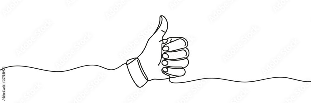Continuous one line drawing of like hand showing thumb up. Vector illustration, One line drawing of hand showing great sign. Continuous line finger up. Hand-drawn vector illustration of linear like Continuous one line drawing of like hand showing thumb up. Vector illustration, One line drawing of hand showing great sign. Continuous line finger up. Hand-drawn vector illustration of linear like