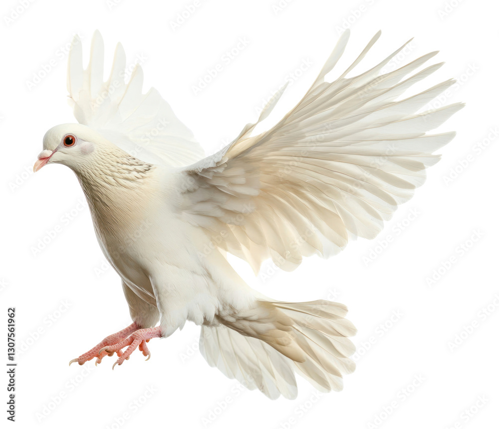PNG White pigeon taking off spread wings bird. PNG White pigeon taking off spread wings bird.
