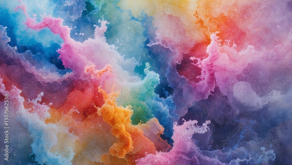 Fototapeta premium Vibrant Rainbow Abstract Background Texture for Digital Art and Design
