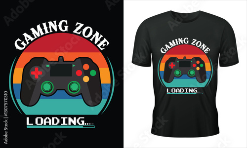 Game zone, Gaming is my addiction t shirt design with gamepad and paint splatter. Perfect gift for gamers.