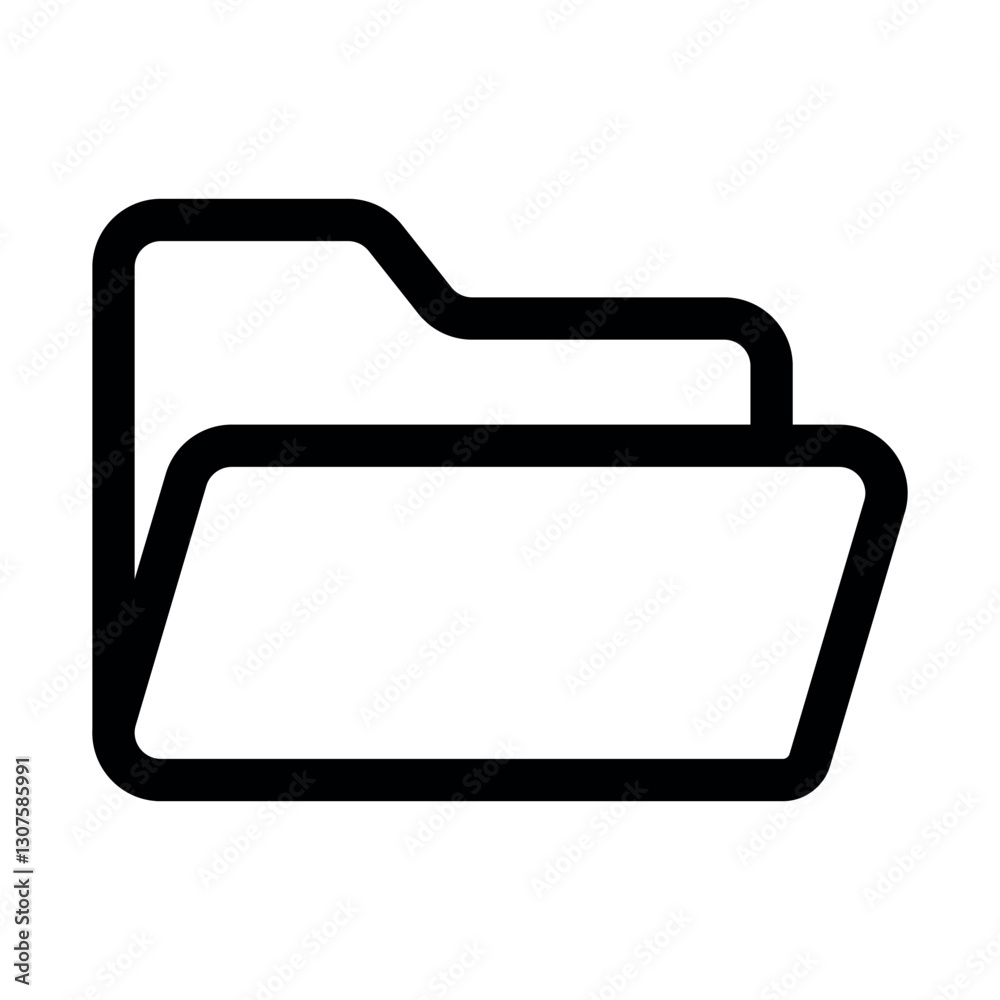Folder icon set, open folder vector icon. file document archive icon sign. Vector icon. File organization, data storage, directories, document management icons Folder icon set, open folder vector icon. file document archive icon sign. Vector icon. File organization, data storage, directories, document management icons