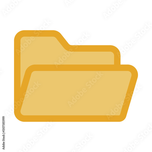 Folder icon set, open folder vector icon. file document archive icon sign. Vector icon. File organization, data storage, directories, document management icons 