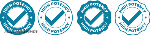 High Potency Logo Design, Suitable for Information & Product Label