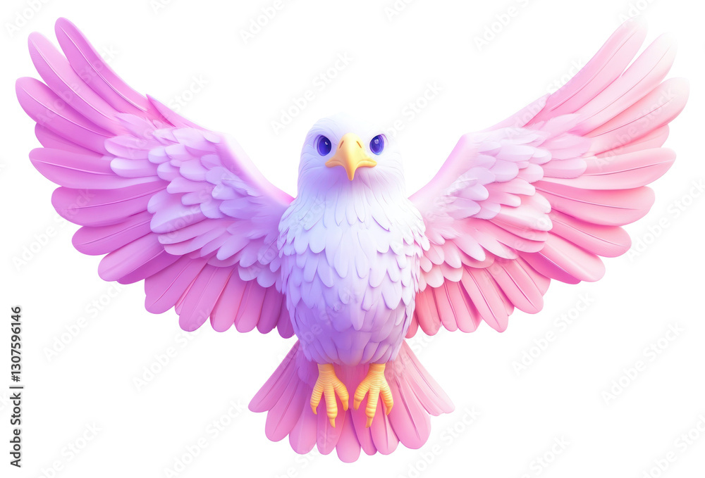 Obraz premium PNG Eagle with Spread Wings eagle bird illustration.