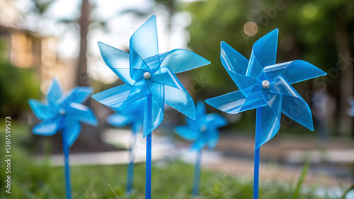 National Child Abuse Prevention Month 2025: Spinning Joy, Protective Breeze, Renewed Dreams, Steadfast Innocence, Playful Resilience, Awareness Whirl, Guardians of Peace, Haven of Laughter