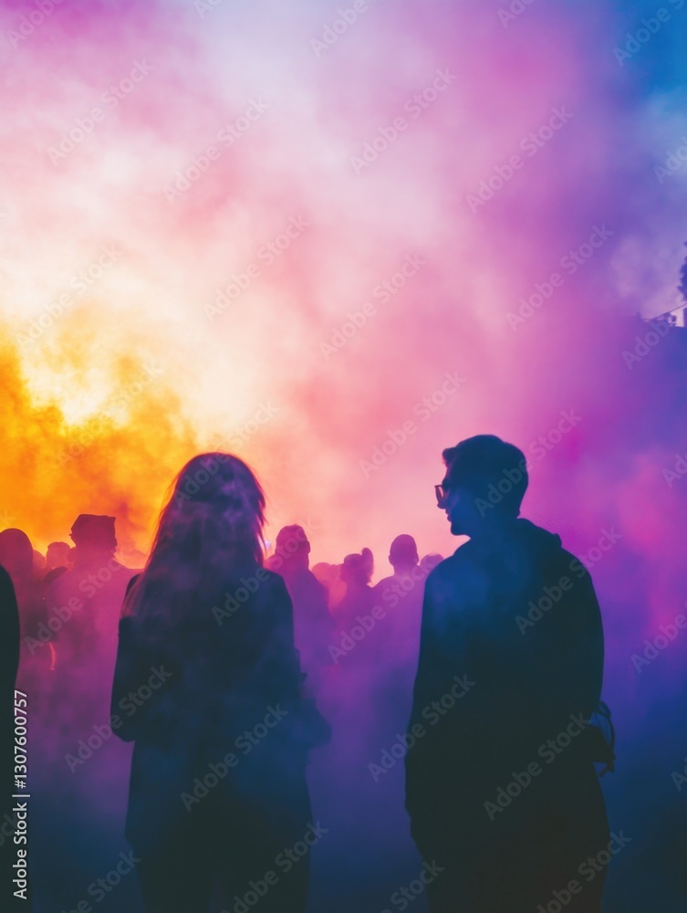 Fototapeta premium PEOPLE STANDING TOGETER