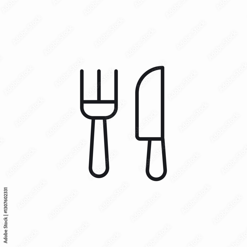 dining tableware utensils icon sign vector dining tableware utensils icon sign vector