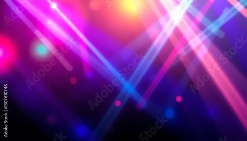 Abstract Light Design Dynamic Beams Vibrant Colors