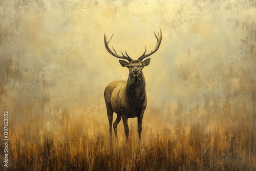 Majestic Deer in Field