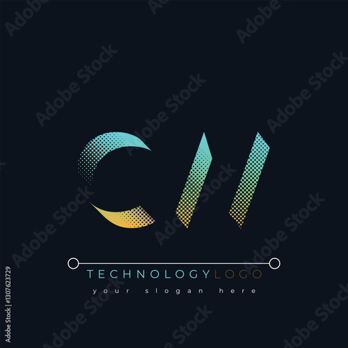 C and W logo design. CW abstract technology logo. This logo design is the process of creating a visual symbol that represents a brand, company, or individual.