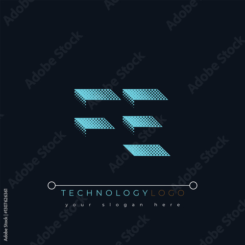 F and E logo design. FE abstract technology logo. This logo design is the process of creating a visual symbol that represents a brand, company, or individual.