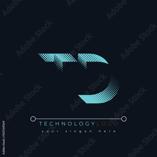 T and D logo design. TD abstract technology logo. This logo design is the process of creating a visual symbol that represents a brand, company, or individual.