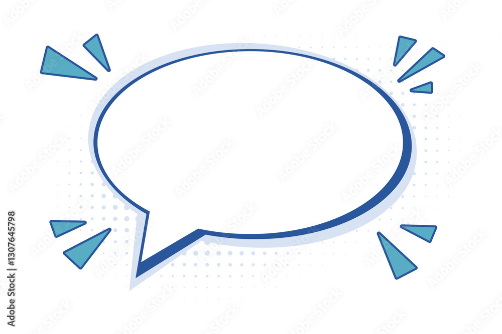 Speech bubbles cartoon comic effect shape, white dialog box shapes with halftone burst, decorative element comic set. Perfect for promotional and advertising. Speech bubbles cartoon comic effect shape, white dialog box shapes with halftone burst, decorative element comic set. Perfect for promotional and advertising.