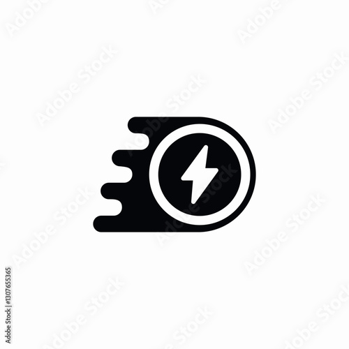 energy hurry icon sign vector