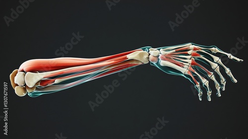 Female Elbow and Forearm Skeletal Anatomy Guide