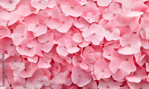 Soft Pink Flower Petals Creating a Delicate Natural Background