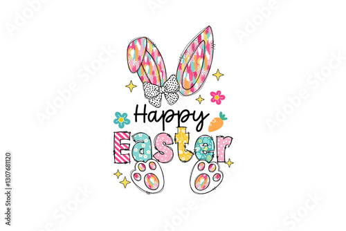 Happy Easter Day PNG Sublimation Design