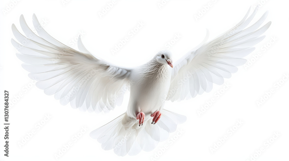Fototapeta premium White Dove isolated