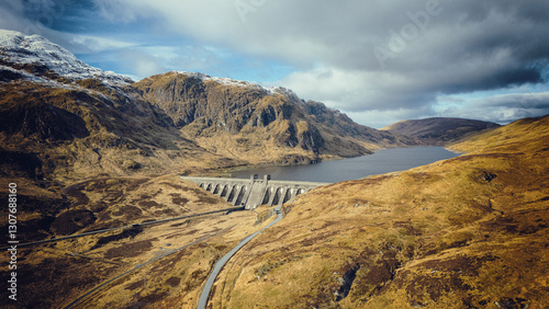 Ben Lawers Dam. Perthshire. Scotland. photo