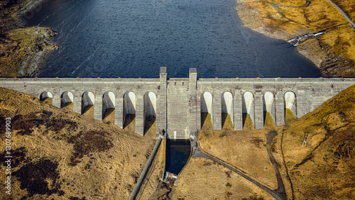 Ben Lawers Dam. Perthshire. Scotland. photo