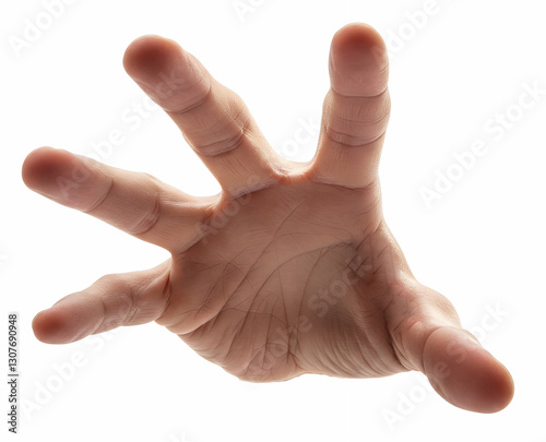 Outstretched Human Hand Reaching Forward